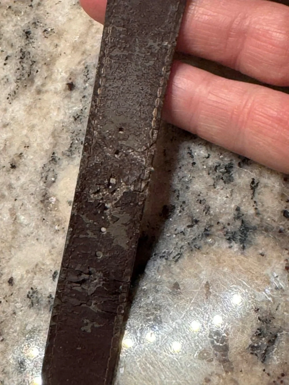 vintage Lorus Mickey Mouse watch Works. Needs a new leather band